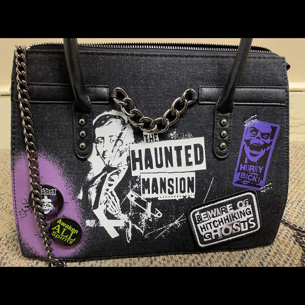 Disney parks Loungefly Haunted Mansion bag